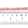 Cherry Quartz Glass Beads Strands G-K382-A05-01-5