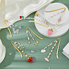 Alloy Hook Bookmark AJEW-GO00032-6