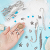 SUNNYCLUE DIY Ocean Theme Alloy Bookmarks Making Findings Kit DIY-SC0024-32-3