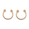 303 Stainless Steel Circular/Horseshoe Barbell Nose Rings WG86D19-23-1