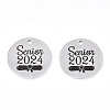 Non-Tarnish 201 Stainless Steel Pendants LS-STAS-T064-38P-26-2