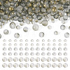 300Pcs Frosted Transparent Glass Beads GLAA-TA0002-78C-1