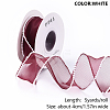 1Roll 5 Yards ABS Pearl Edged Mesh Ribbon for Bowknot Making OCOR-YW0001-13C-1