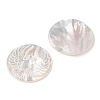 Natural White Shell Cabochons SSHEL-C012-01-2