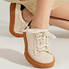 4Pcs 2 Styles Alloy Shoelace Charms FIND-LP0003-70-3