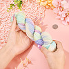 1 Skein Gradient Segment Dyed 80% Wool 20% Acrylic Blended Yarn OCOR-TA0003-02D-8
