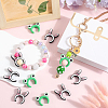 116Pcs 2 Styles Rabbit/Frog Food Grade Silicone Focal Beads SIL-SC0002-34-4