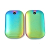 Electroplated Synthetic Non-Magnetic Hematite Pendants G-C136-05F-1