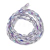 Transparent Electroplate Glass Beads X1-GLAA-K064-05A-HR01-2