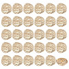 30Pcs 1-Hole Alloy Shank Buttons FIND-CA0011-66A-1