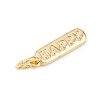 Brass Pendants KK-Z132-17G-3