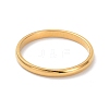 2mm Polished Plain Dome Finger Ring for Girl Women RJEW-C012-05G-G-2