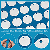 50Pcs Aluminum Pendants ALUM-BC0001-77-4