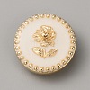 Alloy Enamel Buttons BUTT-WH0029-12C-01KCG-1