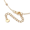 Brass Cable Chain Anklets AJEW-AN00601-03-4