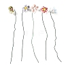 Ceramic Flower Stems with Iron Stem PR-CBAD4A8-06-1