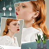 DIY Flat Round Drop Earring Making Kit DIY-UN0002-95-7