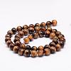 Natural Tiger Eye Bead Strands G-K153-B39-8mm-AB-2