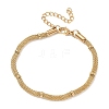 3MM 304 Stainless Steel Round Mesh Chain Bracelets SA-CBA2696-17G-4