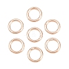 Brass Closed Jump Rings KK-D257-01RG-03-1