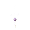 Glass Flower Hanging Ornaments PW-WG00A01-02-1