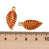 304 Stainless Steel Enamel Pendants STAS-Z140-01G-02-3