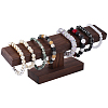 T Bar Wooden Watch Organizer Display Stands ODIS-WH0099-209B-1