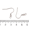 Tarnish Resistant 316 Surgical Stainless Steel Earring Hooks STAS-N106-06P-3