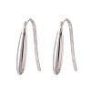 Tarnish Resistant 304 Stainless Steel Earring Hooks X-STAS-K182-24P-1