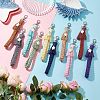 Beaded Cotton Mobile Phone Strap HJEW-JM02733-1