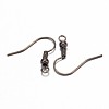 Brass Earring Hooks KK-Q362-AB-NF-2