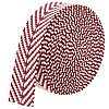 5 Yards Polycotton Jacquard Arrow Ribbon OCOR-WH0078-173A-1
