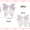 Polyester & Resin Thread Sew On Patches PATC-WH20007-08-2