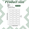 32Pcs Transparent Acrylic Double-sided Adhesive Stickers FIND-WH0139-98C-2