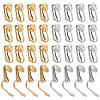 ARRICRAFT 32Pcs 2 Colors 304 Stainless Steel Clip-on Earring Findings STAS-AR0002-25-1