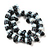 Handmade Lampwork Bumpy Beads Strands LAMP-U001-01D-1-1