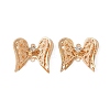 Brass Crystal Rhinestone Filigree Connector Charms RB-CBA890A-01G-1