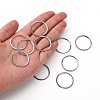 Tarnish Resistant 201 Stainless Steel Linking Rings STAS-F192-001P-03-4