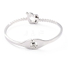 304 Stainless Steel Bangles BJEW-O184-22-3