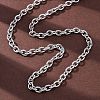 201 Stainless Steel Cable Chain Necklaces NJEW-Q013-12B-P-1