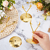 Alloy Crystal Ball Crafts Holder ODIS-WH0030-260G-3