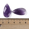 Natural Amethyst Pendants G-C140-05E-3