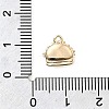 Brass Micro Pave Cubic Zirconia Charms KK-P337-03A-G-4