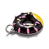 Brass Enamel Pendants KK-O140-06A-P-3