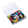   70Pcs 14 Colors Opaque Solid Color Glass Beads GLAA-PH0008-24-5