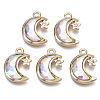 Glass Rhinestone Pendants X-GLAA-N038-11A-A01-1