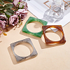 3Pcs 3 Colors Acrylic Bangles BJEW-UN0001-72A-2