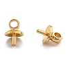 Brass Cup Pearl Peg Bails Pin Pendants KK-H759-29C-G-3
