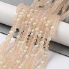 Transparent Glass Beads Strands EGLA-A044-T6mm-MB20-2