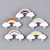 Opaque Acrylic Enamel Big Pendants OACR-N162-03-1
